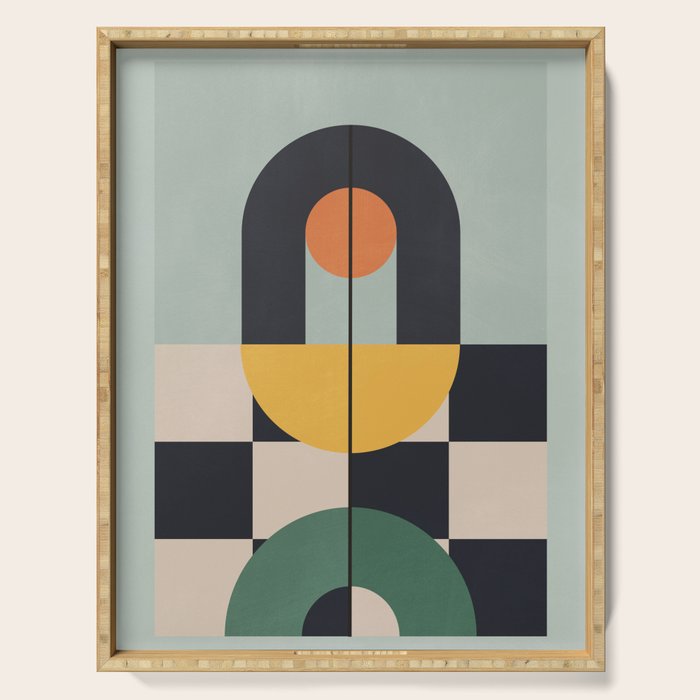 Geometric Abstraction 73 Serving Tray Gallery Image 1
