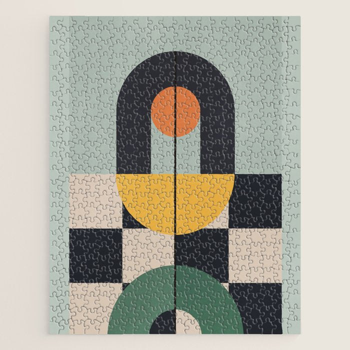 Geometric Abstraction 73 Jigsaw Puzzle Gallery Image 1