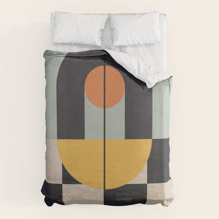 Geometric Abstraction 73 Duvet Cover Gallery Image 1