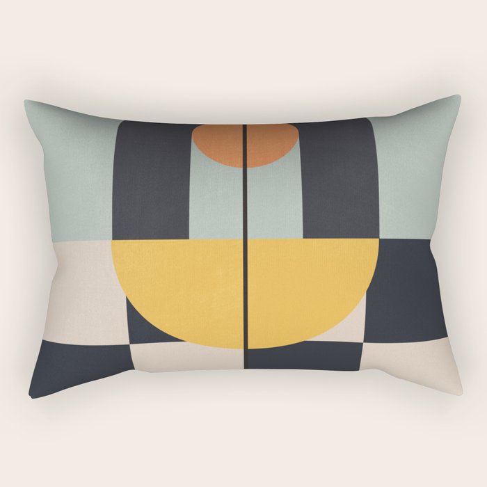 Geometric Abstraction 73 Rectangular Pillow Gallery Image 1