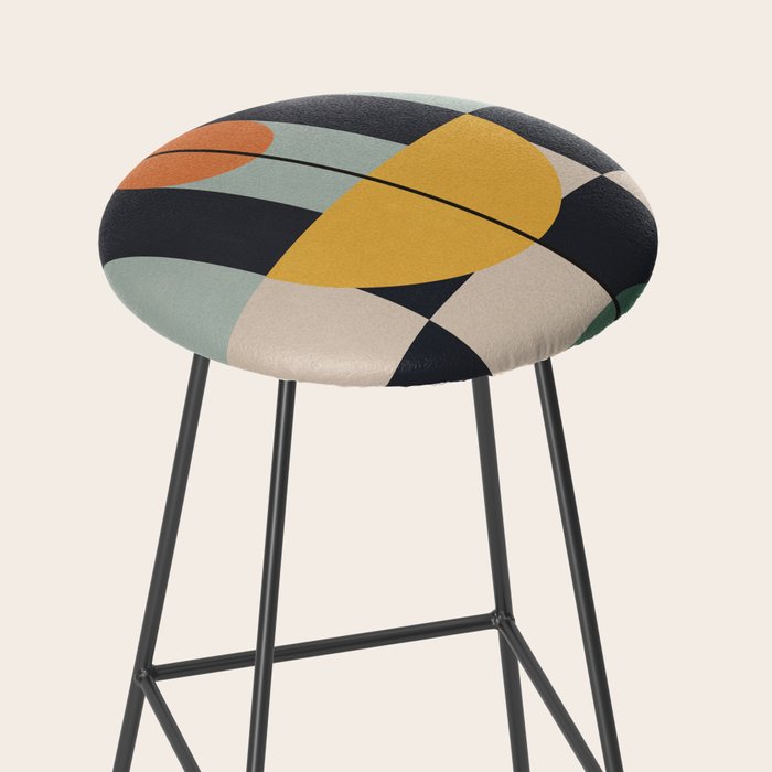 Geometric Abstraction 73 Stool Gallery Image 2