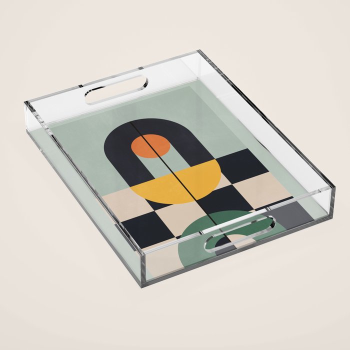 Geometric Abstraction 73 Acrylic Tray Gallery Image 1