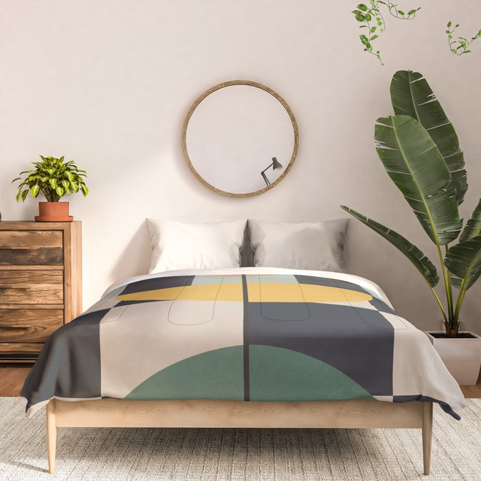 Geometric Abstraction 73 Comforter Gallery Image 3