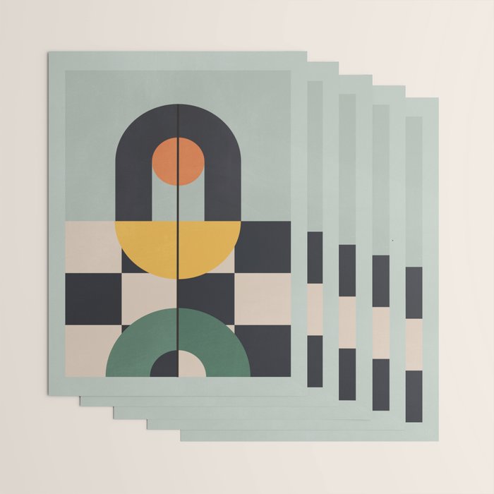 Geometric Abstraction 73 Wrapping Paper Gallery Image 3