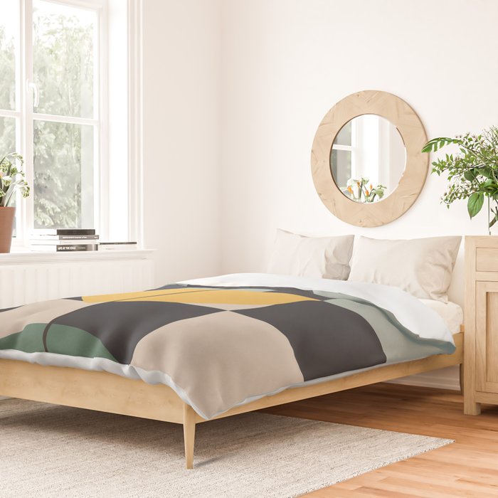 Geometric Abstraction 73 Duvet Cover Gallery Image 2
