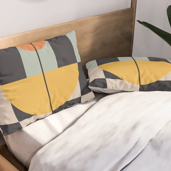 Geometric Abstraction 73 Pillow Sham Gallery Image 2