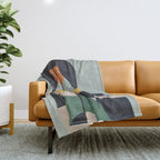 Geometric Abstraction 73 Throw Blanket Gallery Image 1