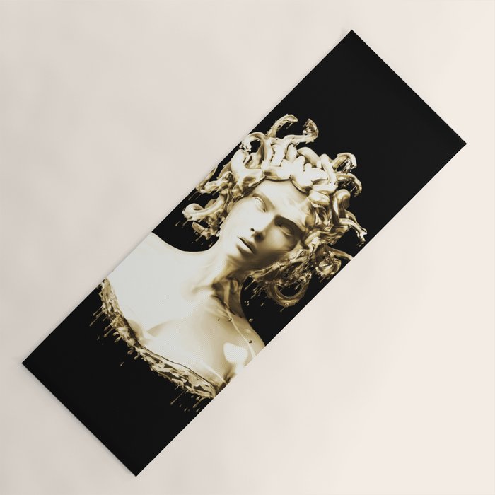 Gold Medusa Yoga Mat Gallery Image 1