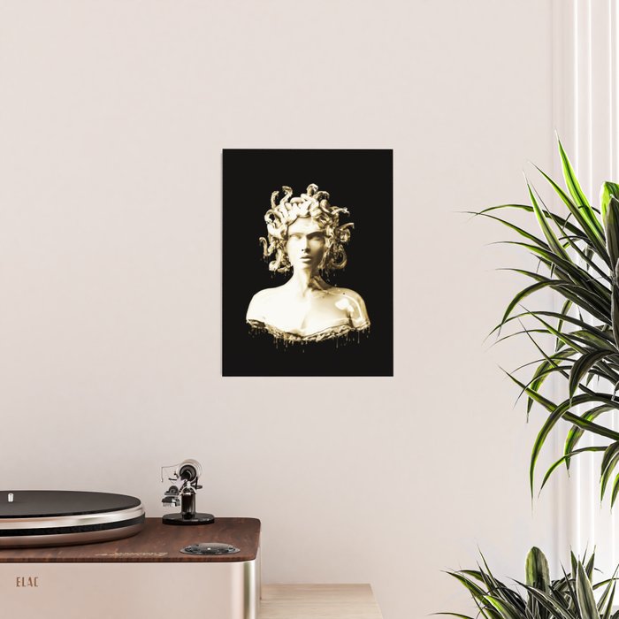 Gold Medusa Poster Gallery Image 2