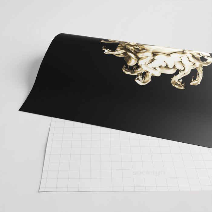 Gold Medusa Wrapping Paper Gallery Image 2