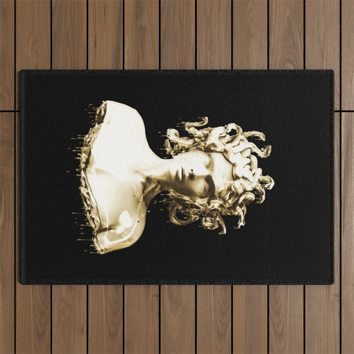 Gold Medusa Outdoor Rug Gallery Image 1