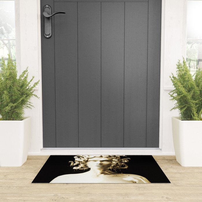 Gold Medusa Welcome Mat Gallery Image 3