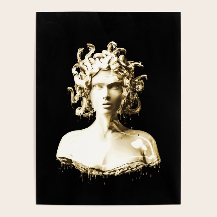 Gold Medusa Poster Gallery Image 1