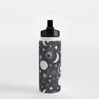 Celestial dark pattern DS Water Bottle Gallery Image 2