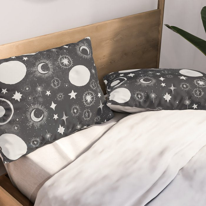 Celestial dark pattern DS Pillow Sham Gallery Image 2