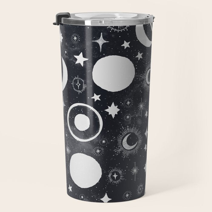 Celestial dark pattern DS Travel Mug Gallery Image 3