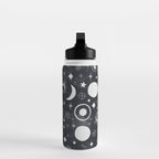 Celestial dark pattern DS Water Bottle Gallery Image 3