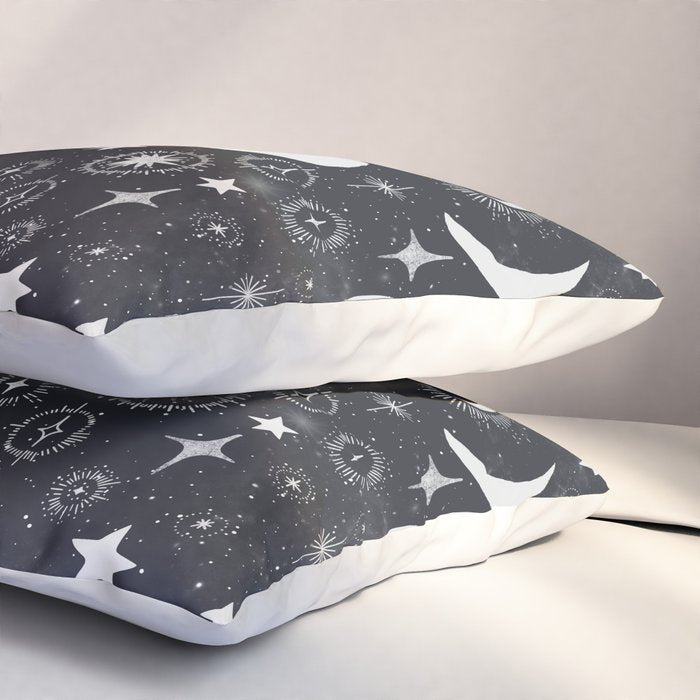 Celestial dark pattern DS Pillow Sham Gallery Image 3