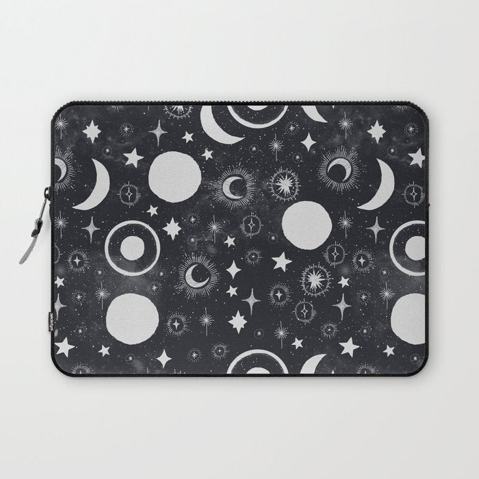 Celestial dark pattern DS Laptop Sleeve Gallery Image 1