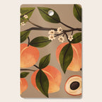 Peaches Botanical Art 2 Cutting Board Gallery Image 1