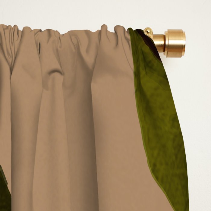 Peaches Botanical Art 2 Window Curtain Gallery Image 2