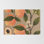 Peaches Botanical Art 2 Rug Gallery Image 2