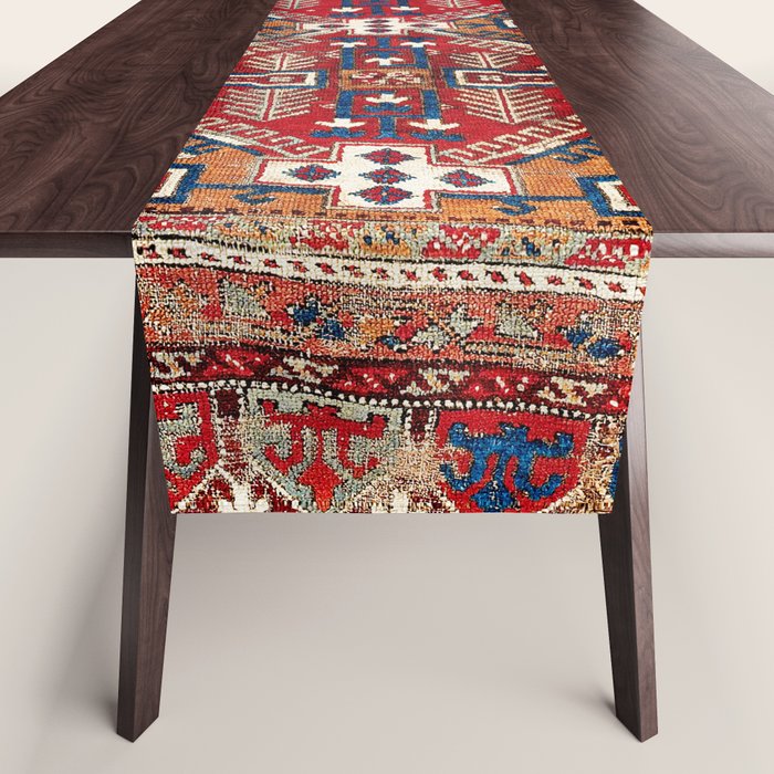 Ladik Central Anatolian Rug Print Table Runner Gallery Image 1