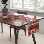 Ladik Central Anatolian Rug Print Table Runner Gallery Image 2