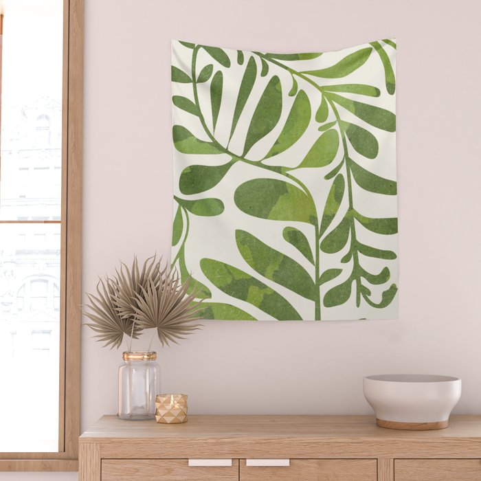 Abstract Plant 3/3 Wall Tapestry Gallery Image 2