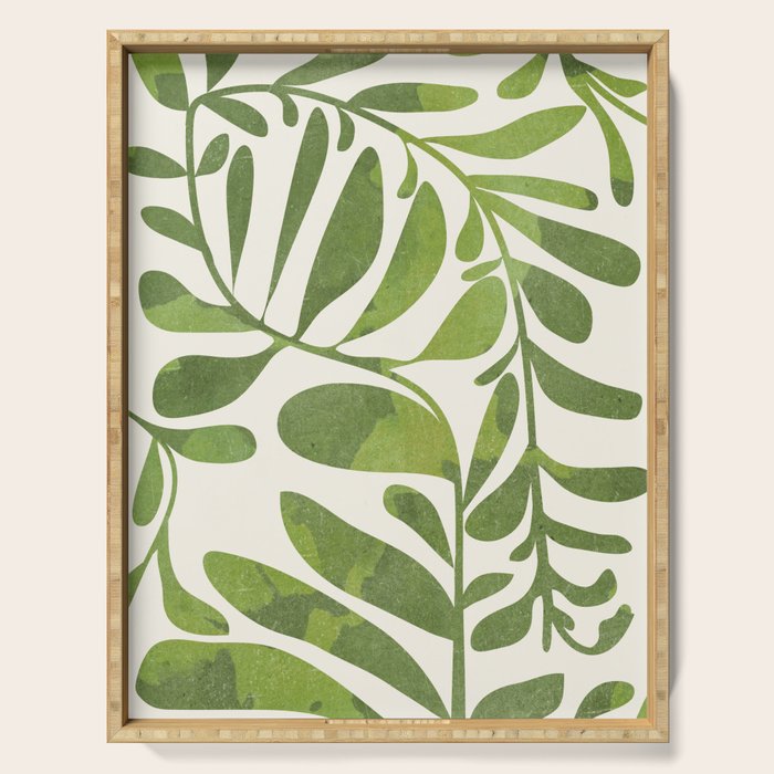 Abstract Plant 3/3 Serving Tray Gallery Image 1