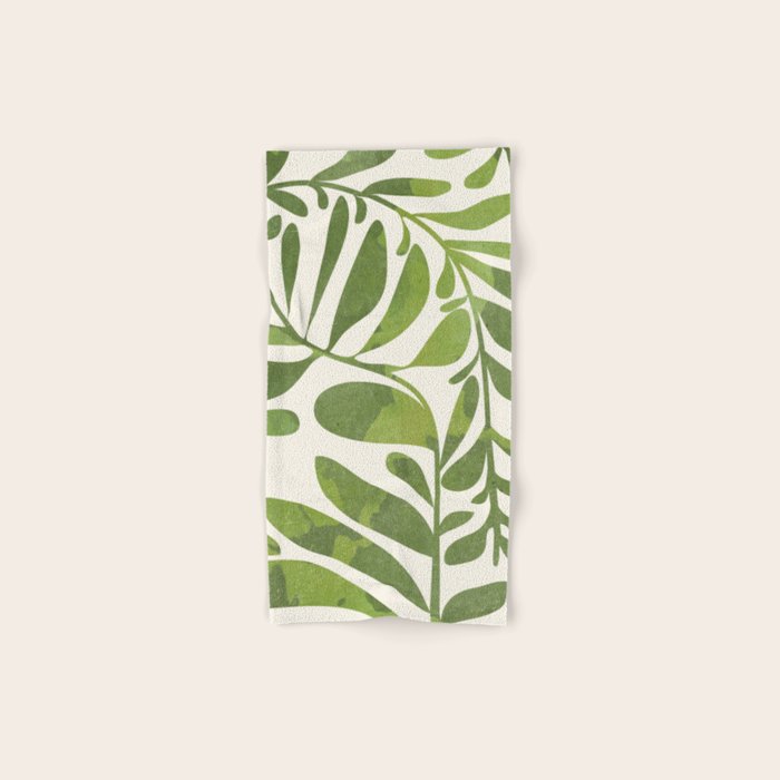 Abstract Plant 3/3 Bath Towel Gallery Image 1