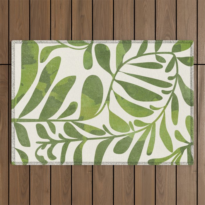 Abstract Plant 3/3 Outdoor Rug Gallery Image 1