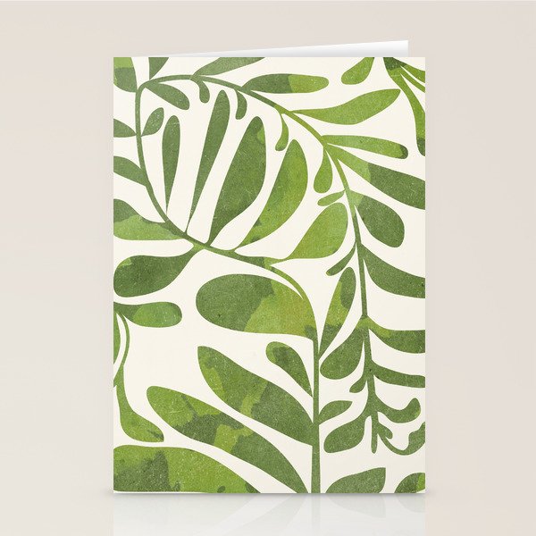 Abstract Plant 3/3 Stationery Card Gallery Image 1