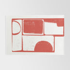 Red Geometric Object Rug Gallery Image 2