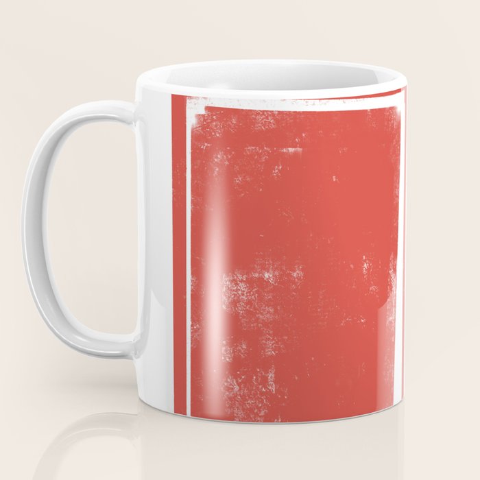 Red Geometric Object Coffee Mug Gallery Image 3