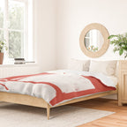 Red Geometric Object Duvet Cover Gallery Image 2