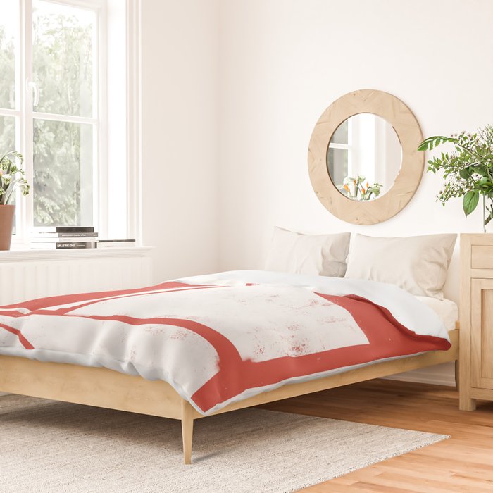 Red Geometric Object Duvet Cover Gallery Image 2