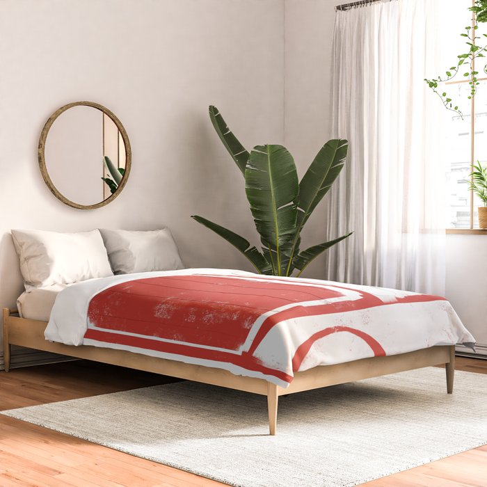 Red Geometric Object Comforter Gallery Image 2