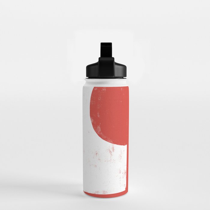 Red Geometric Object Water Bottle Gallery Image 2