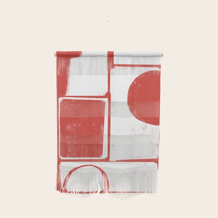 Red Geometric Object Wall Hanging Gallery Image 1