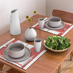 Red Geometric Object Placemat Gallery Image 2