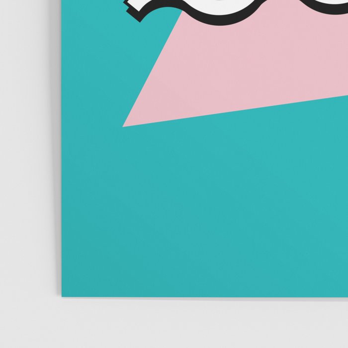 Memphis pattern 65 - 80s / 90s Retro Poster Gallery Image 3