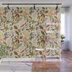 Fall leafy nature B Wall Mural Gallery Image 1