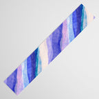 Ripples abstract diagonal stripe Table Runner Gallery Image 3