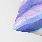 Ripples abstract diagonal stripe Pillow Sham Gallery Image 4