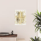 Hamsa Hand - Gold Palette Poster Gallery Image 2