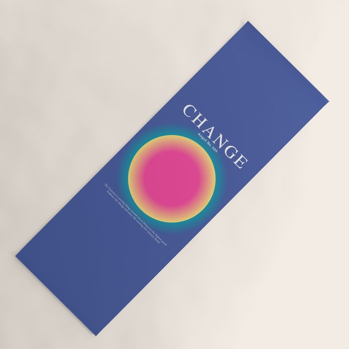 Gradient Angel Numbers: Angel Number 555 - Change Yoga Mat Gallery Image 1