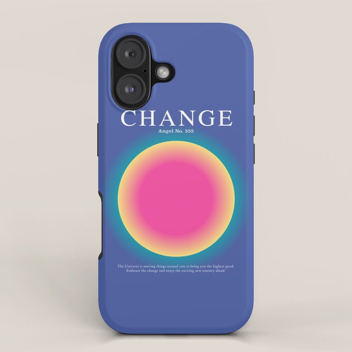 Gradient Angel Numbers: Angel Number 555 - Change iPhone Case Gallery Image 1