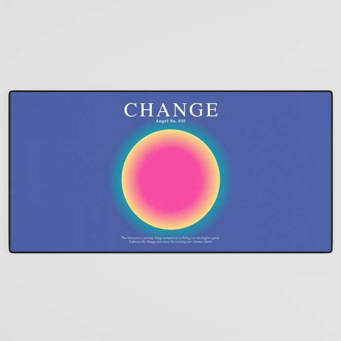Gradient Angel Numbers: Angel Number 555 - Change Desk Mat Gallery Image 3