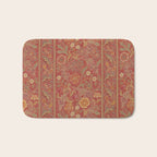 William Morris Vintage Wilhelmina Weave Lethaby Rust Red Bath Mat Gallery Image 1